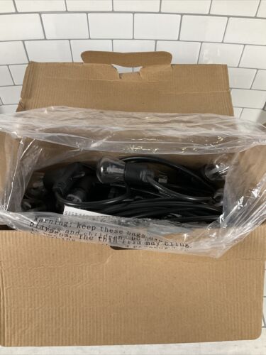 Enbrighten Bistro 48 ft. Black Integrated LED String Light | Indoor & Outdoor (6922800038071)